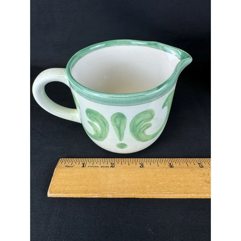 Villeroy & Boch Switch Summerhouse Creamer & Sugar Bowl Set Yellow Plaid/ Green